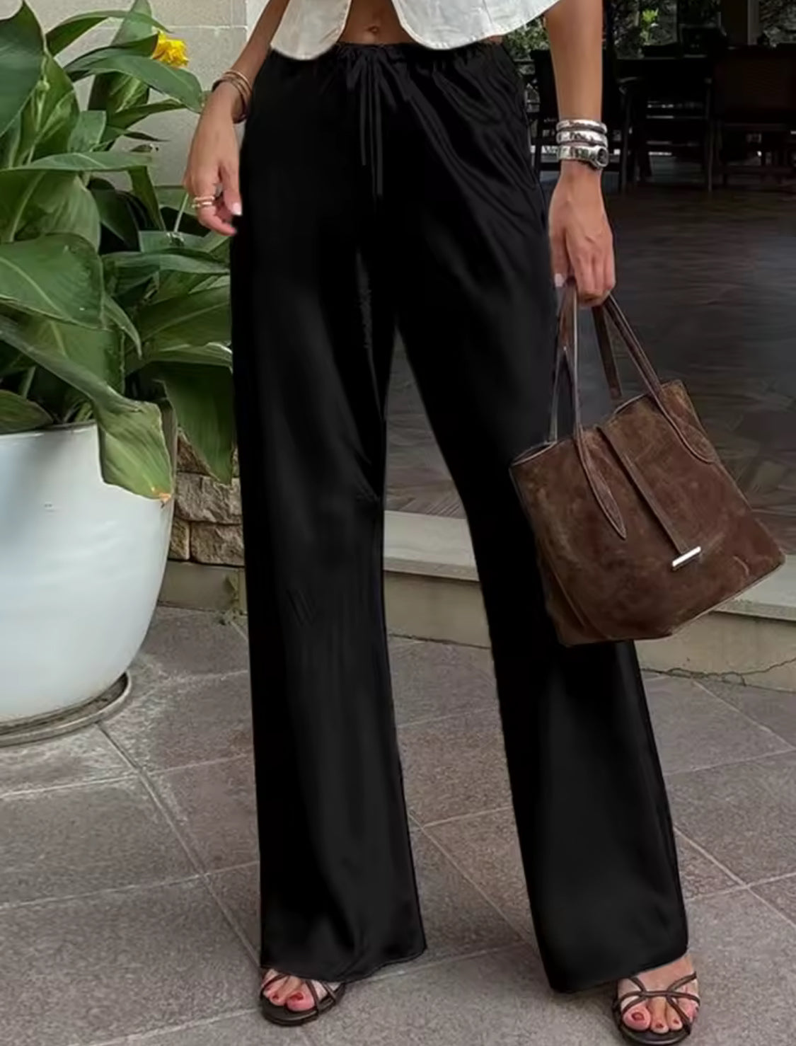 PANTALONI SATINATI