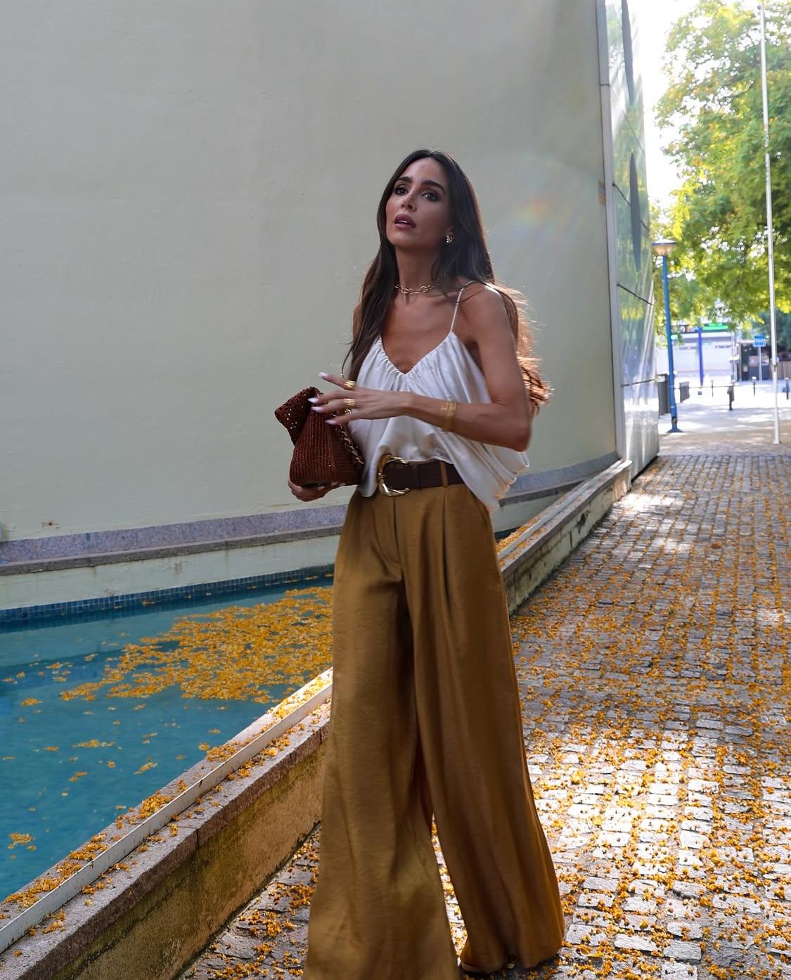 TOP SATINATO AVORIO