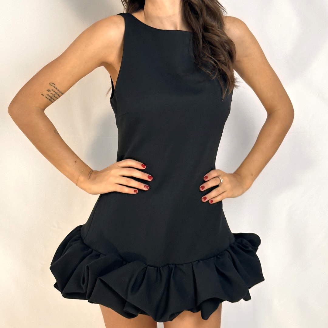 Vestito Corto Vestito A Palloncino Donna VESTITO PALLONCINO