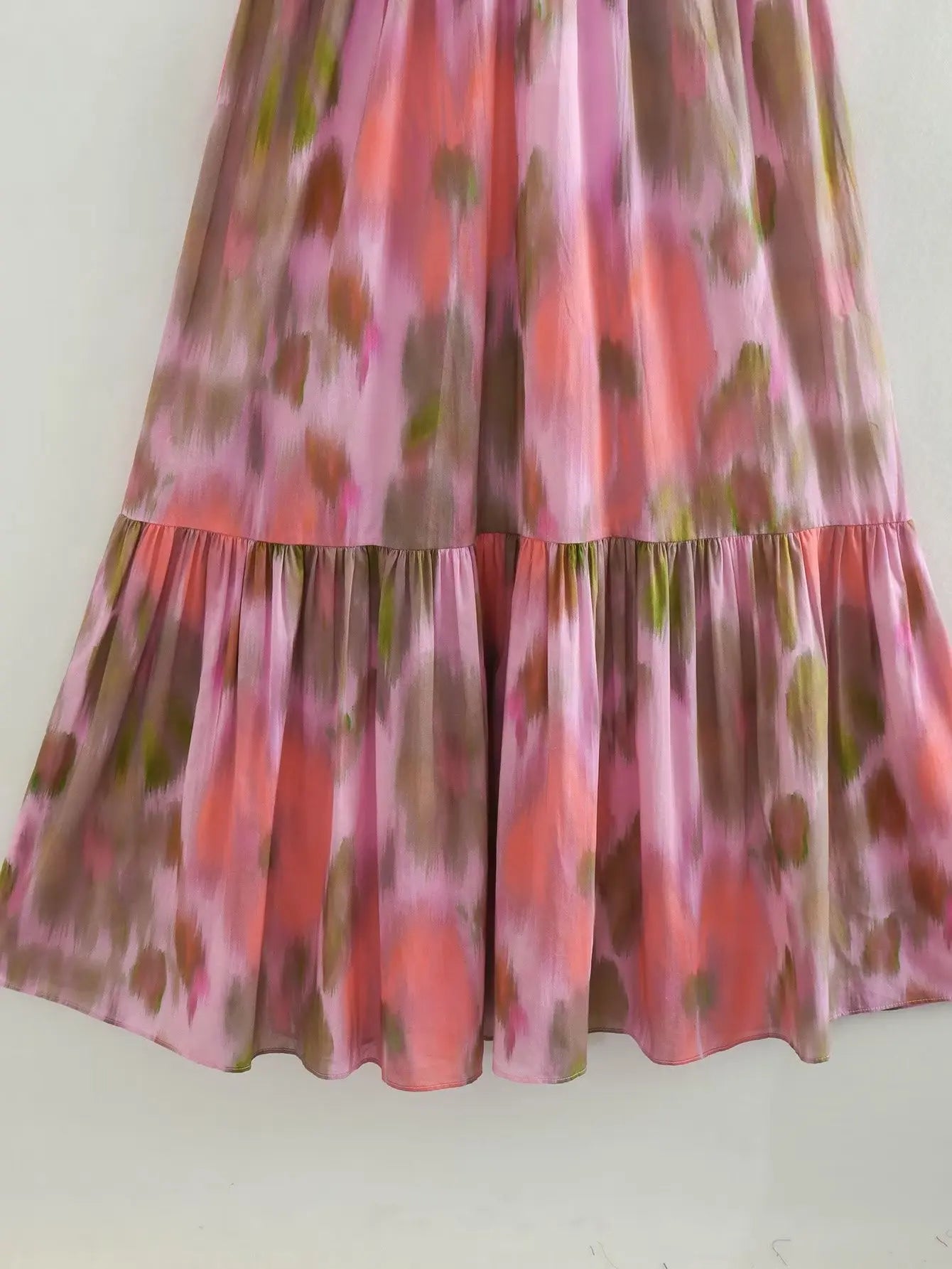 VESTITO LUNGO MULTICOLOR