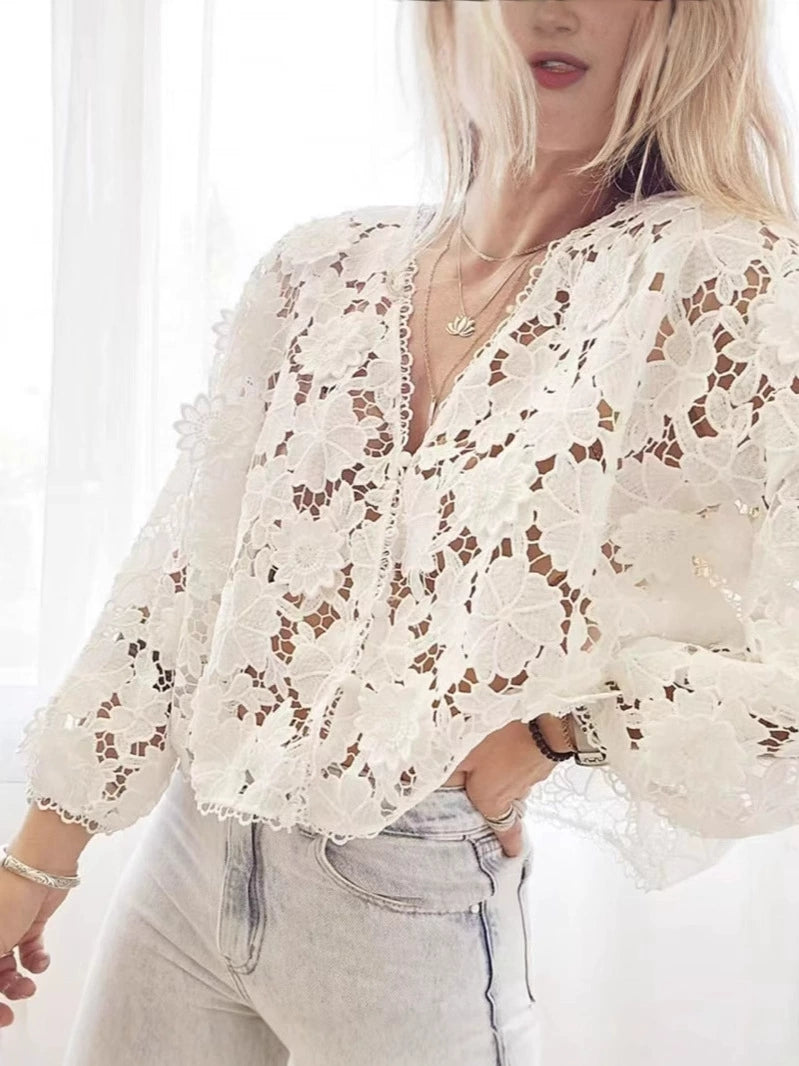 CAMICIA IN PIZZO