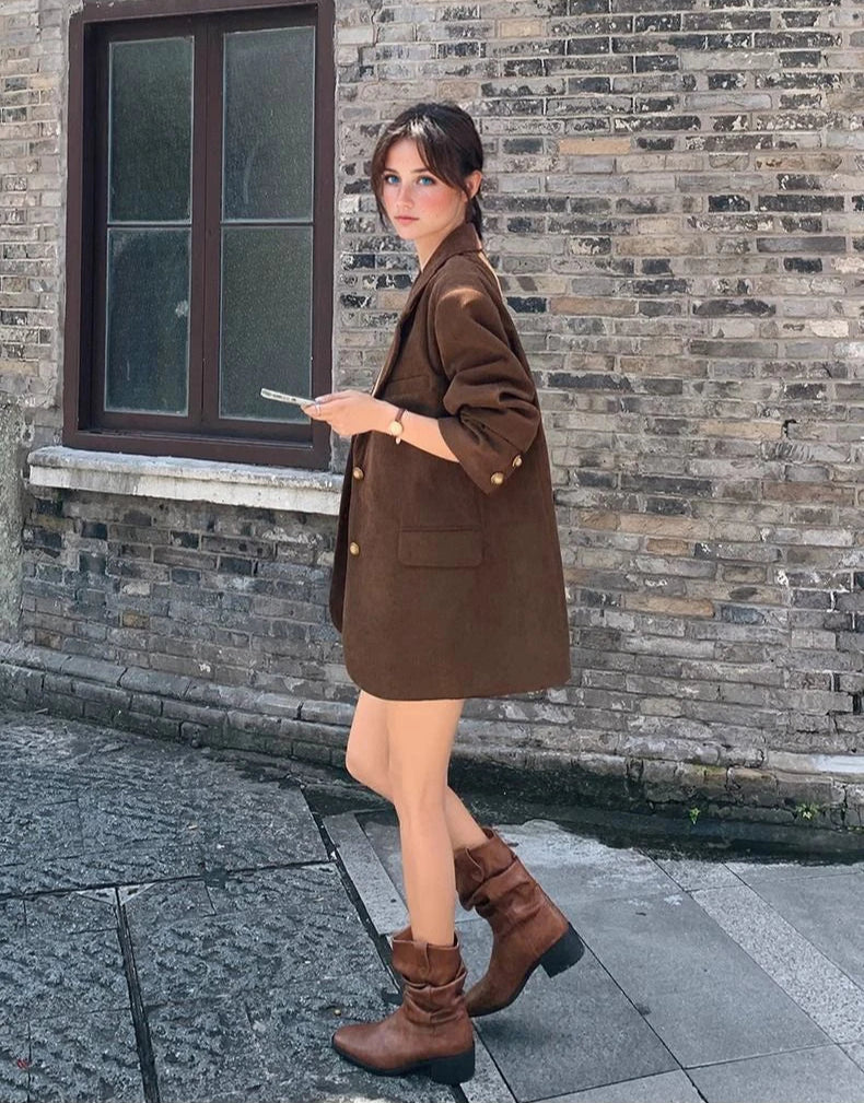BLAZER IN VELLUTO