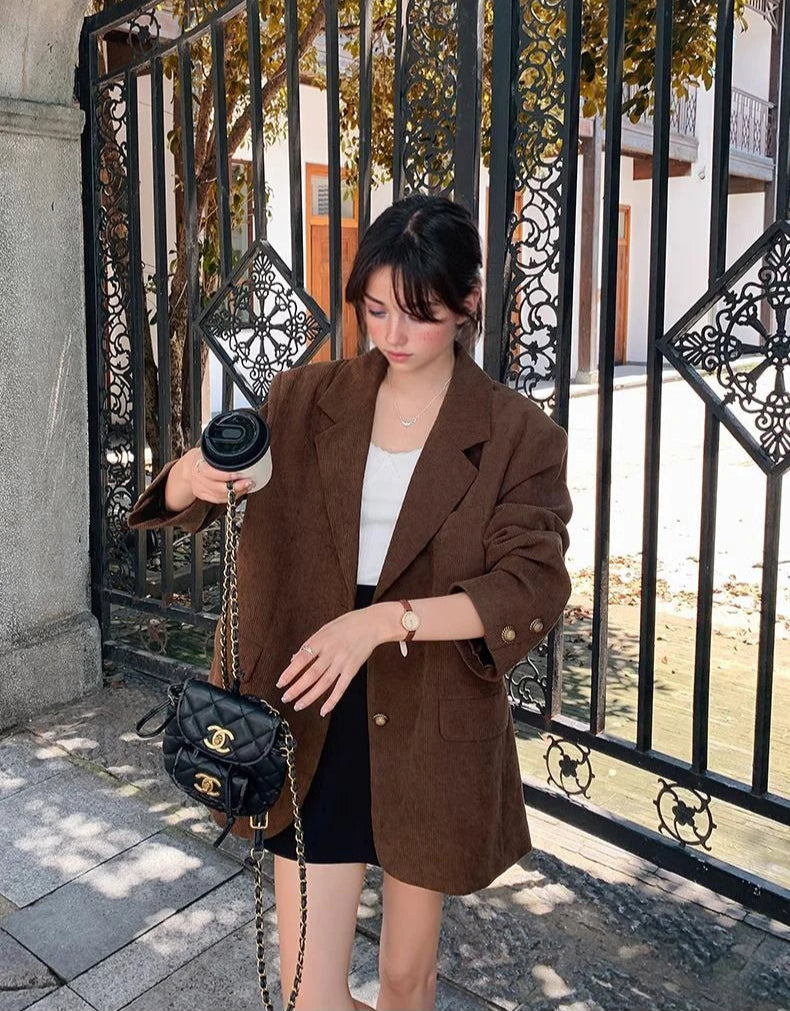 BLAZER IN VELLUTO