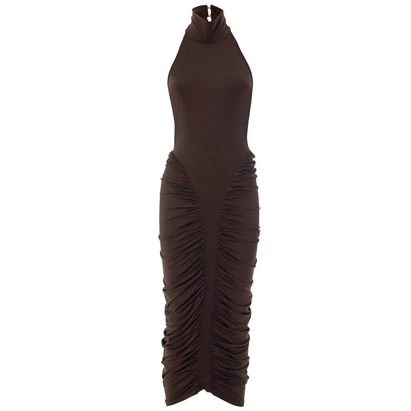 VESTITO DRAPPEGGIATO ELEGANTE
