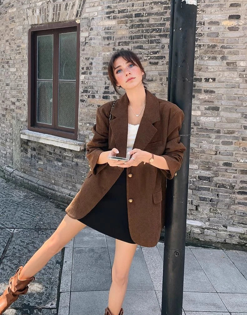 BLAZER IN VELLUTO