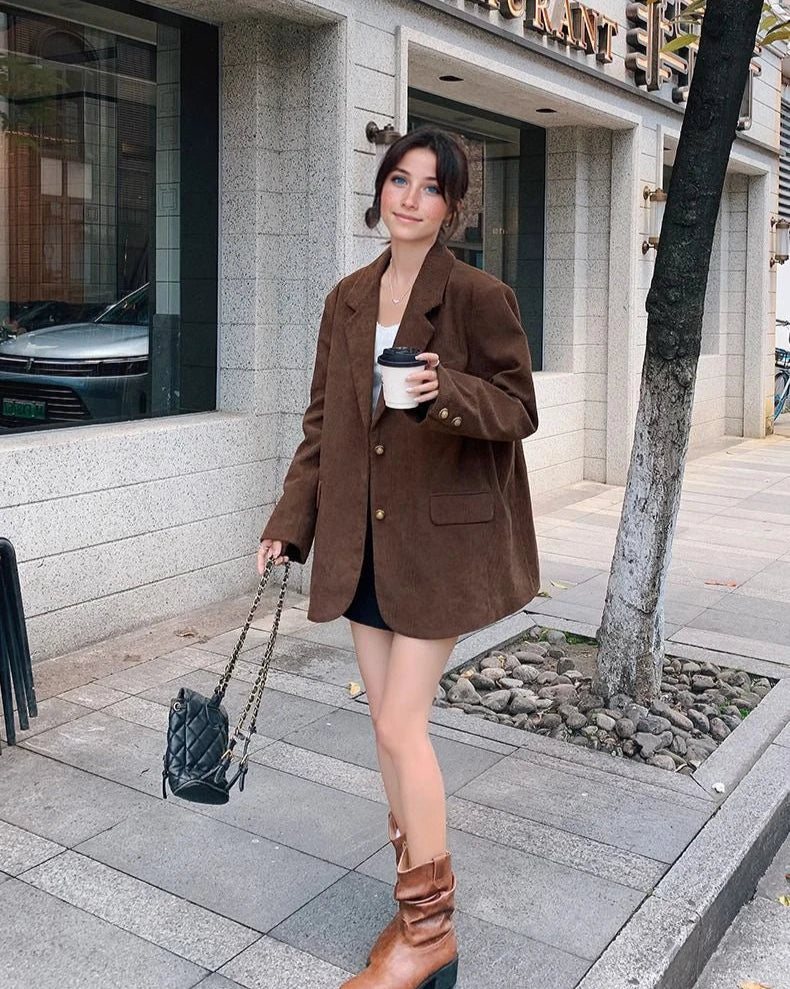 BLAZER IN VELLUTO