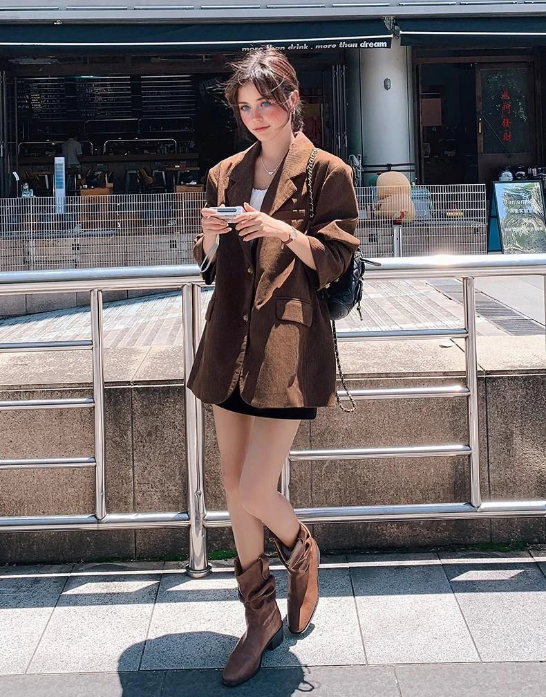 BLAZER IN VELLUTO