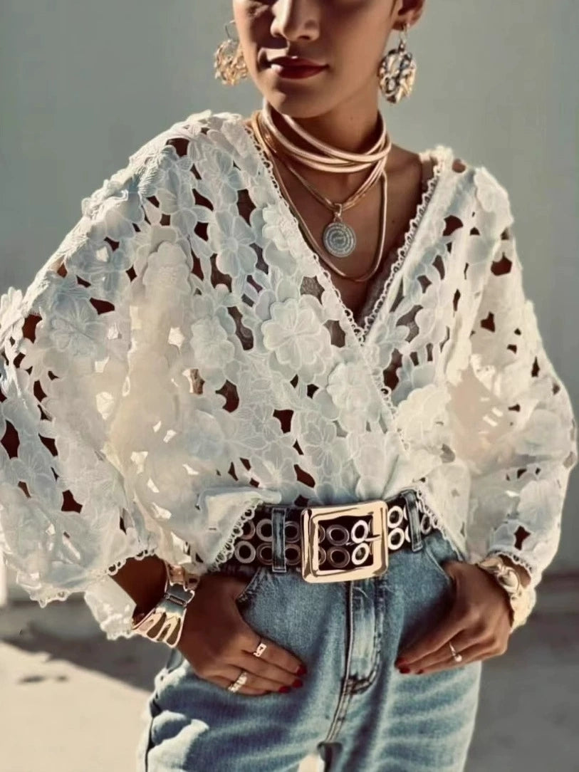 CAMICIA IN PIZZO