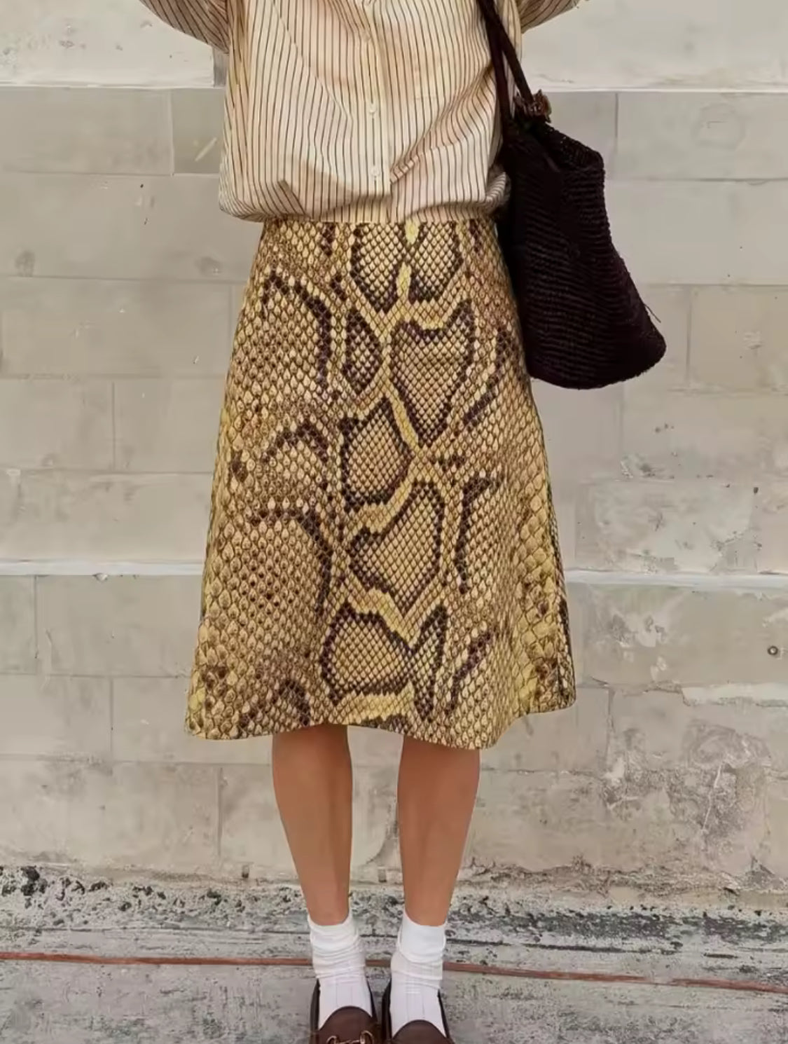 GONNA IN ECOPELLE PITONATA