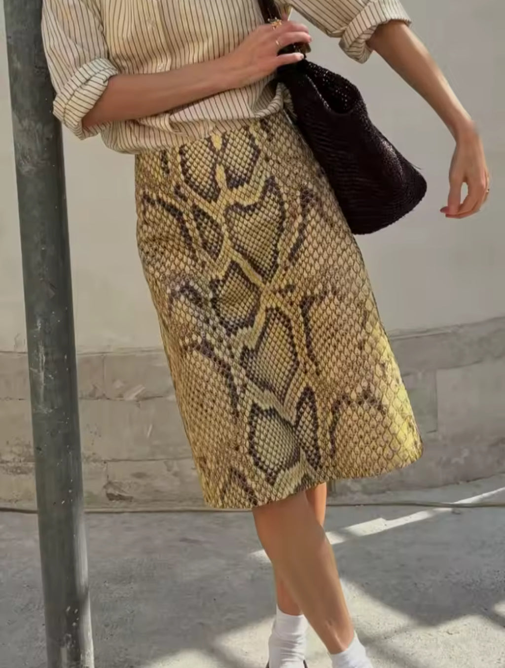 GONNA IN ECOPELLE PITONATA