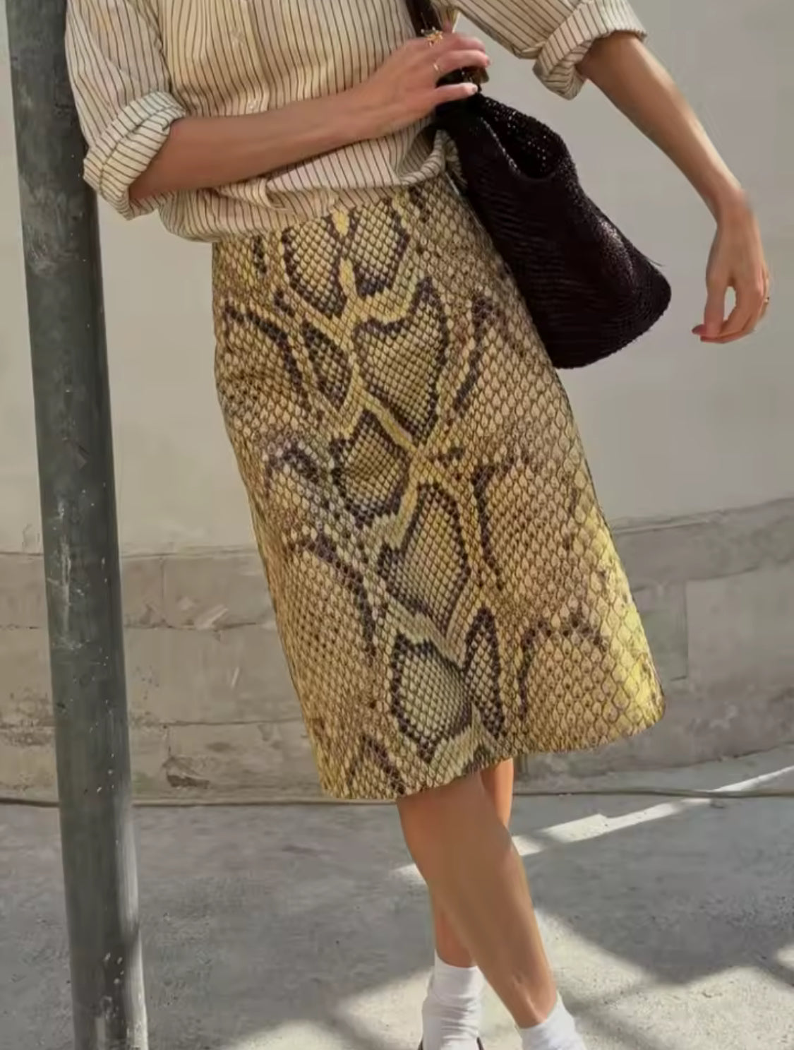 GONNA IN ECOPELLE PITONATA