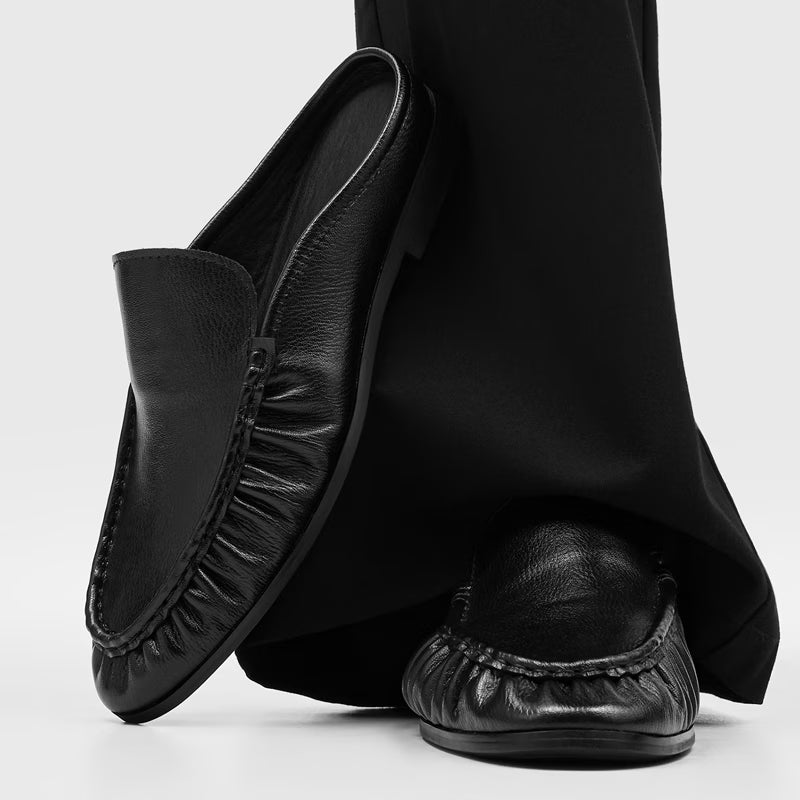 MOCASSINO SLINGBACK ARRICCIATO
