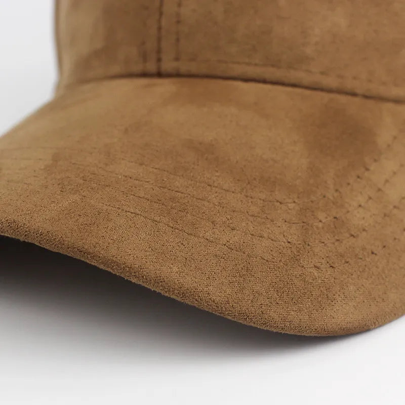 SUEDE BASEBALL CAP
