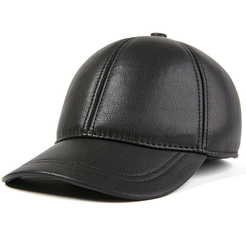 LEATHER BASEBALL CAP