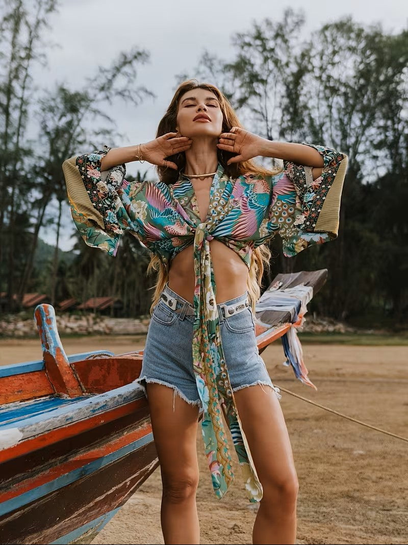 CAMICIA KIMONO BOHO