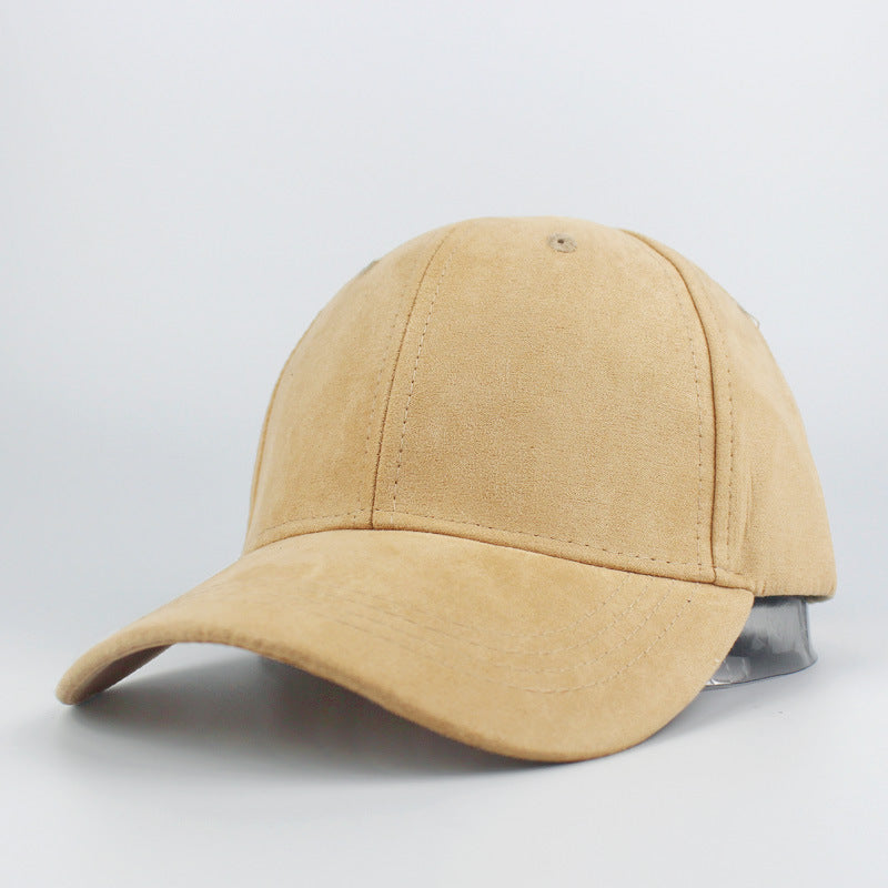 SUEDE BASEBALL CAP