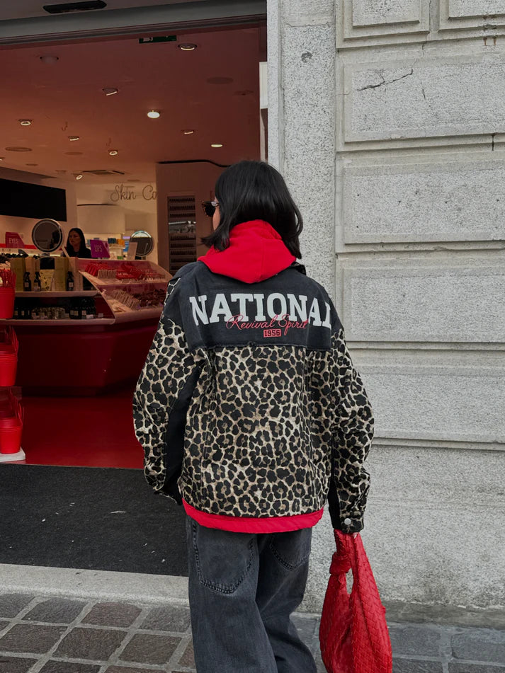 DENIM JACKET WITH PRINT✨DELIVERY 24/48h✨