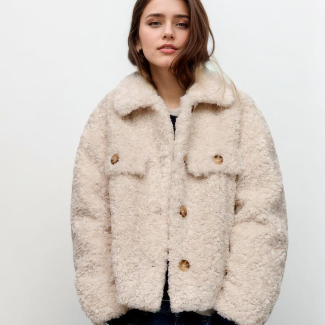 SHORT FUR EFFECT JACKET