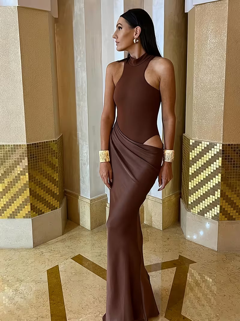 VESTITO COMBINATO LUNGO