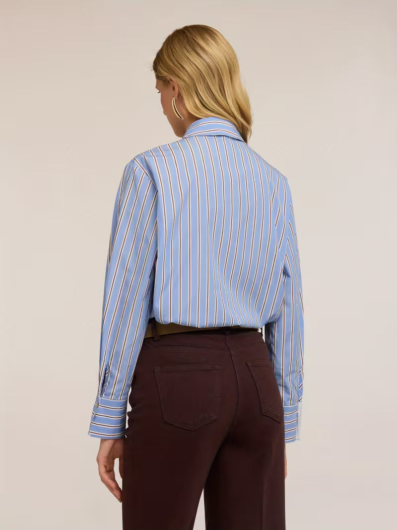 CAMICIA A RIGHE CRAVATTA