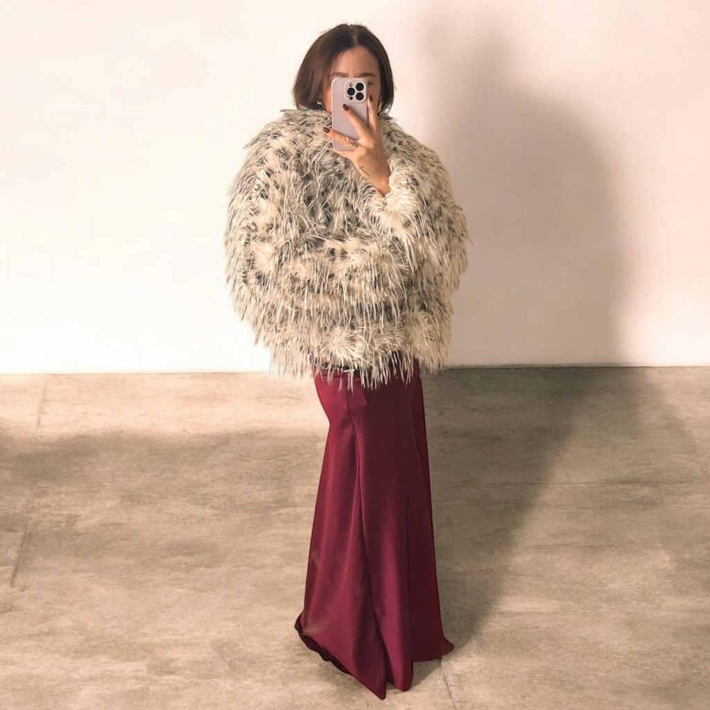 SPOTTED ECO-FUR✨24/48h DELIVERY✨