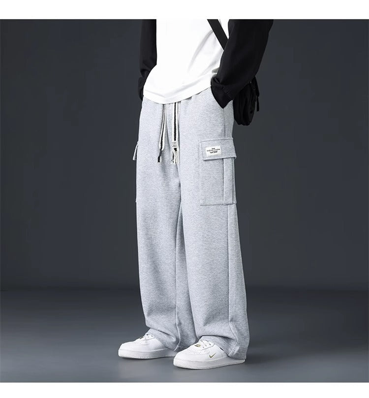 PANTALONI JOGGERS WIDE FIT