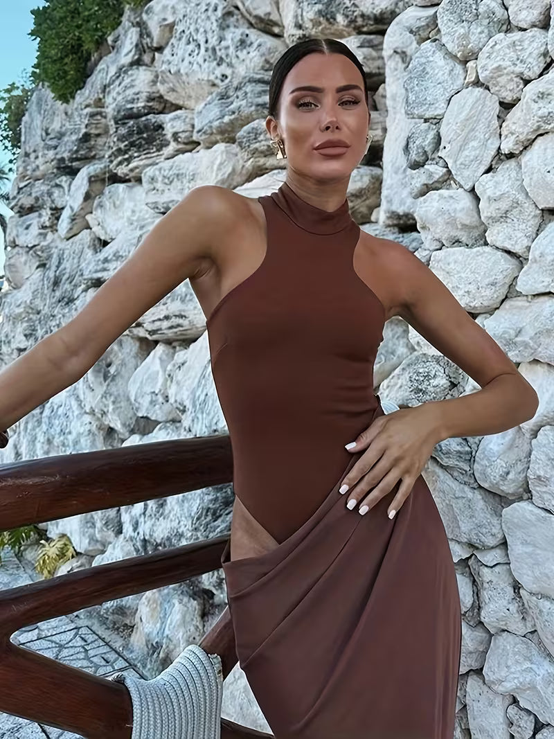 VESTITO COMBINATO LUNGO