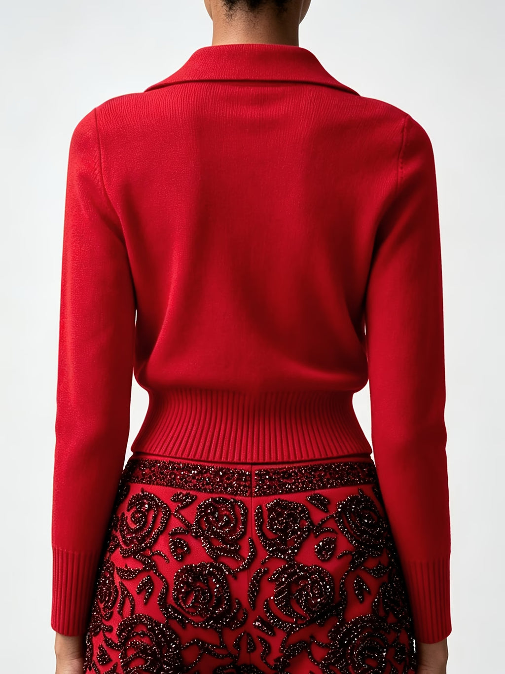 CARDIGAN CON COLLETTO