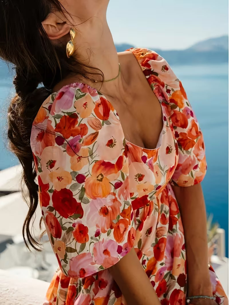 VESTITO MINI FLOREALE