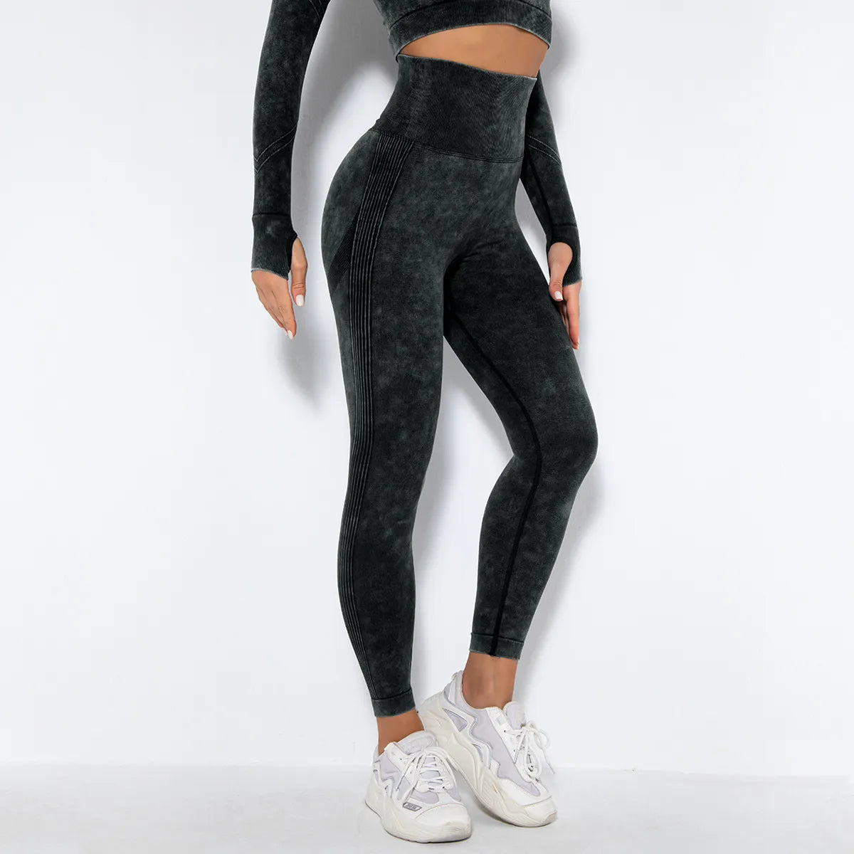 LEGGINGS PUSH UP EFFETTO INVECCHIATO