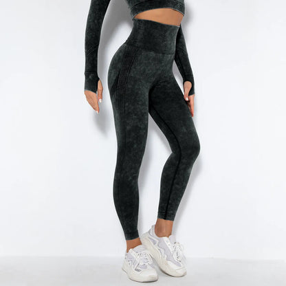 LEGGINGS PUSH UP EFFETTO INVECCHIATO