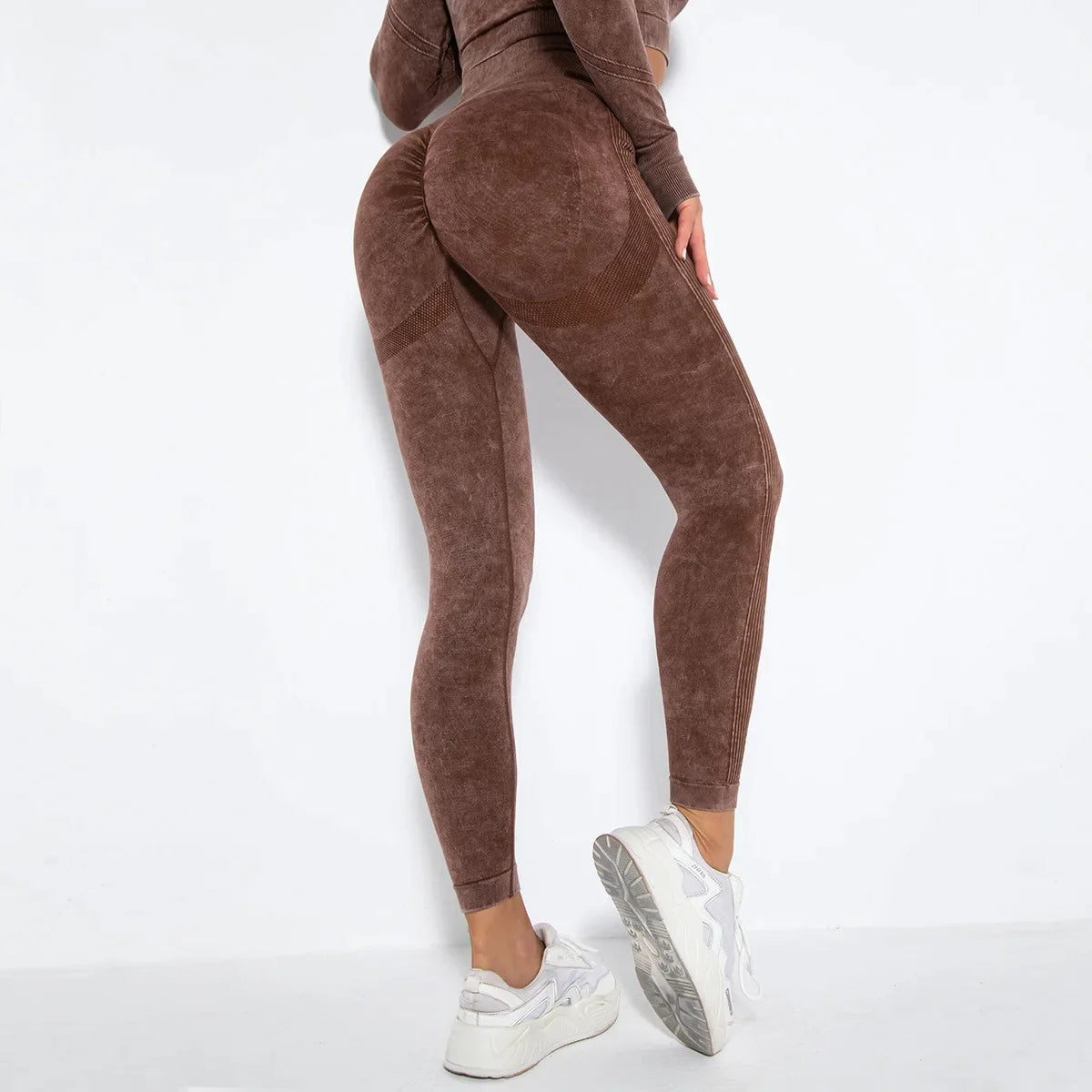 LEGGINGS PUSH UP EFFETTO INVECCHIATO