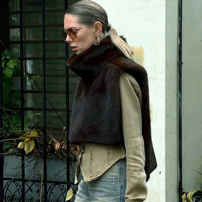 PETTORINA OVERLAYER IN ECOPELLICCIA