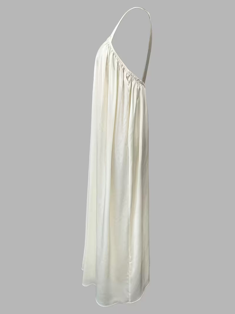MAXI DRESS IN RASO
