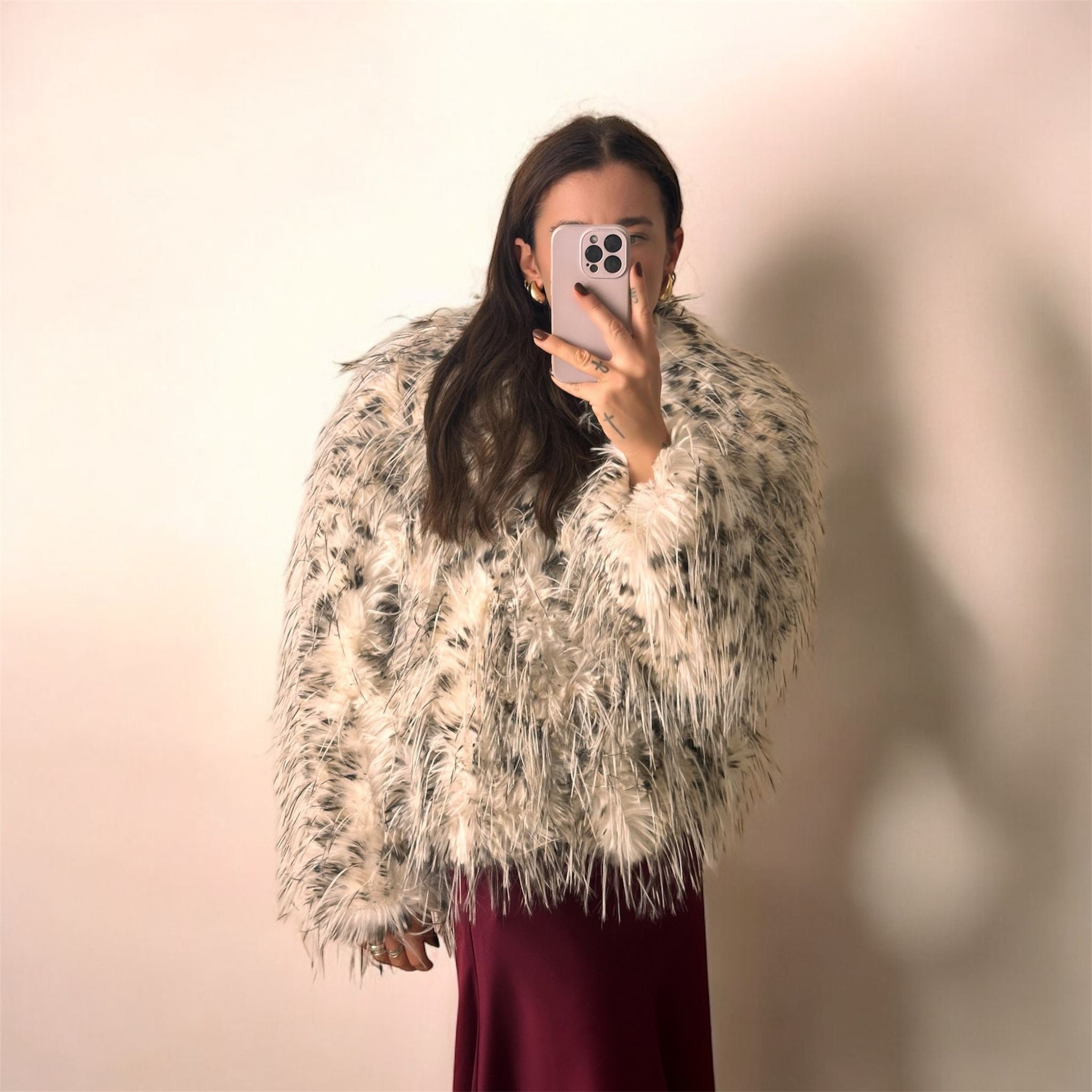 SPOTTED ECO-FUR✨24/48h DELIVERY✨