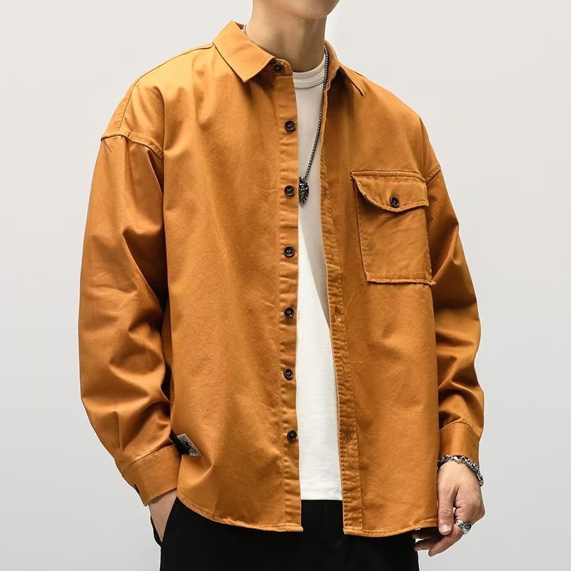 GIACCA CAMICIA IN COTONE PESANTE