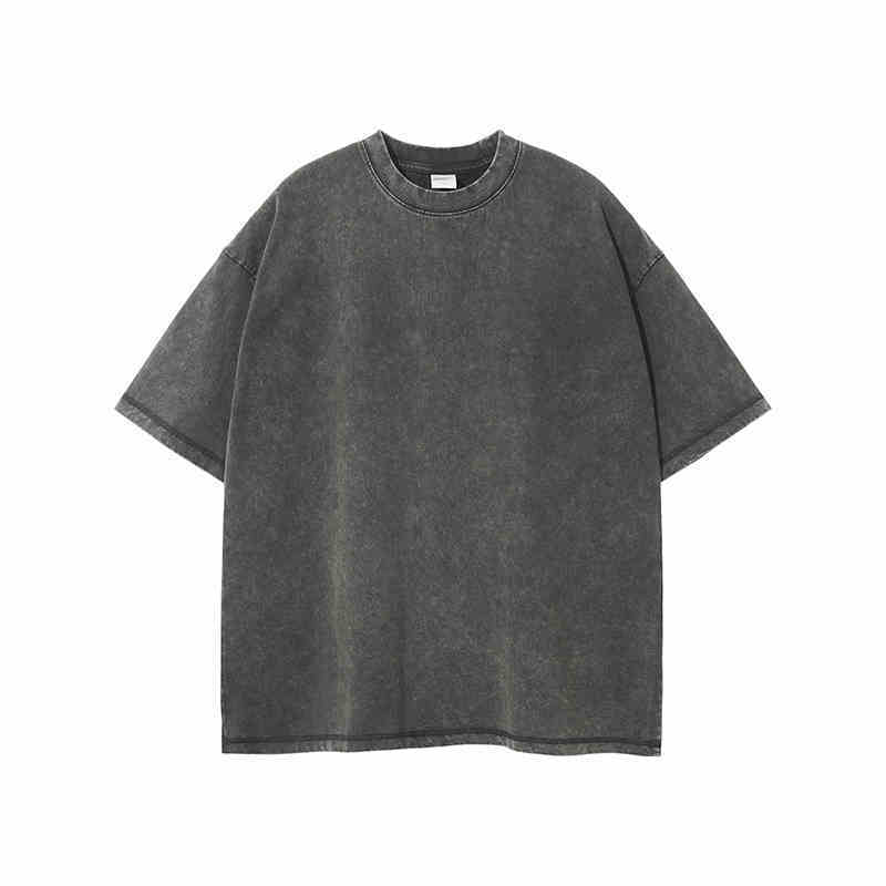 T-SHIRT OVERSIZE EFFETTO SLAVATO