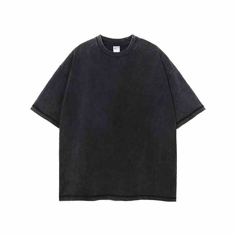 T-SHIRT OVERSIZE EFFETTO SLAVATO