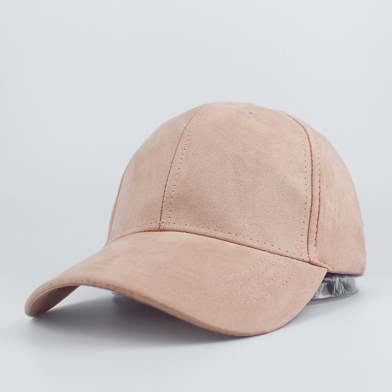 SUEDE BASEBALL CAP