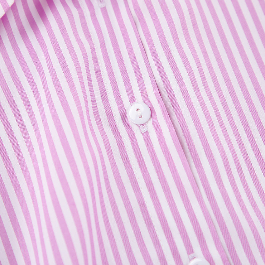 CAMICIA A RIGHE FIOCCO