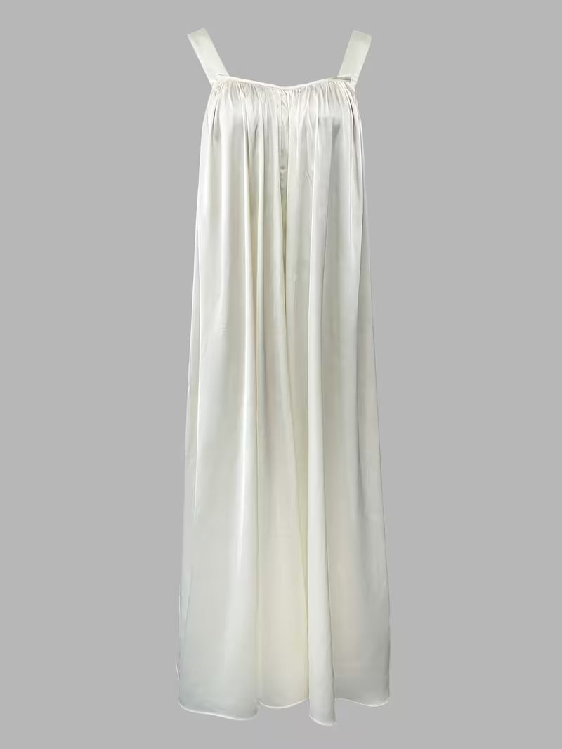MAXI DRESS IN RASO