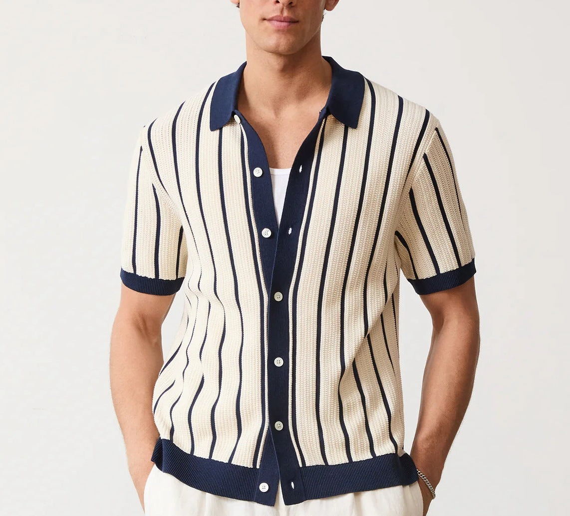 CAMICIA STRUTTURATA A MANICHE CORTE