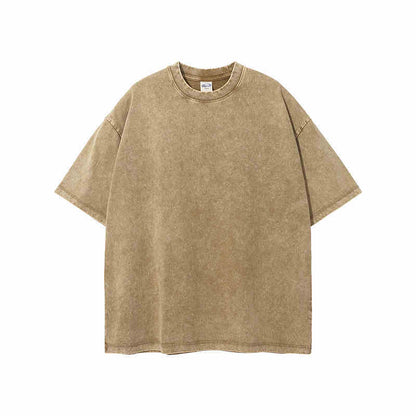 T-SHIRT OVERSIZE EFFETTO SLAVATO