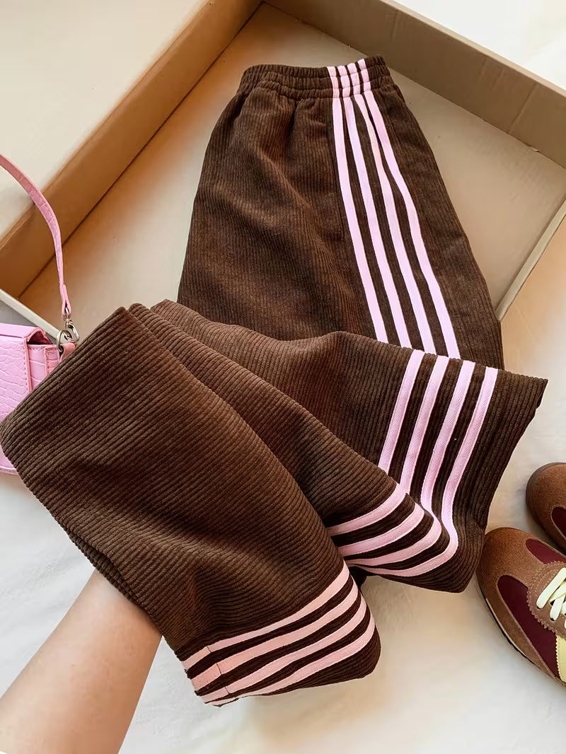 PANTALONI JOGGER IN VELLUTO