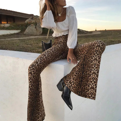 LEGGINGS ANIMALIER A ZAMPA