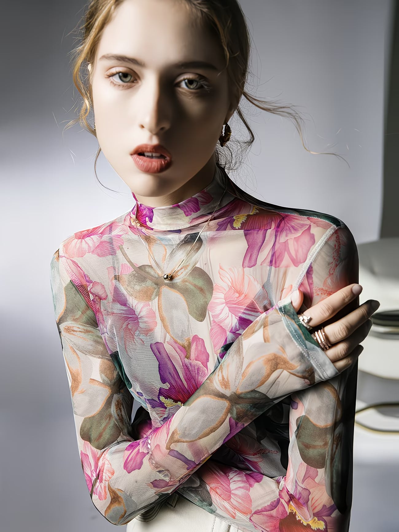 MAGLIETTA IN TULLE FANTASIA