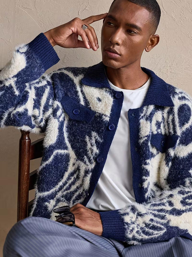 CARDIGAN IN MAGLIA A FANTASIA