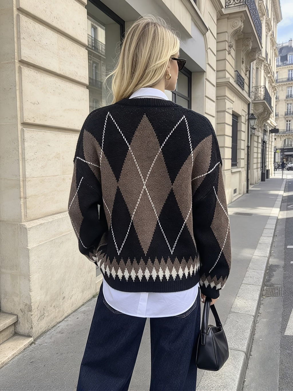 CARDIGAN A ROMBI
