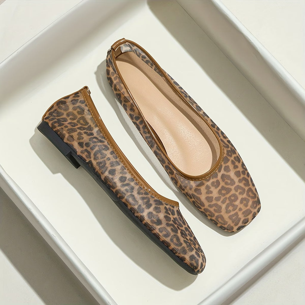 BALLERINE IN RETE ANIMALIER