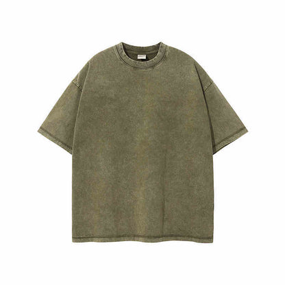 T-SHIRT OVERSIZE EFFETTO SLAVATO